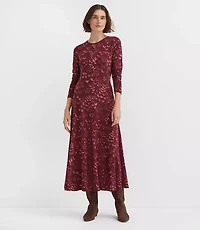 Plume Godet Maxi Dress
