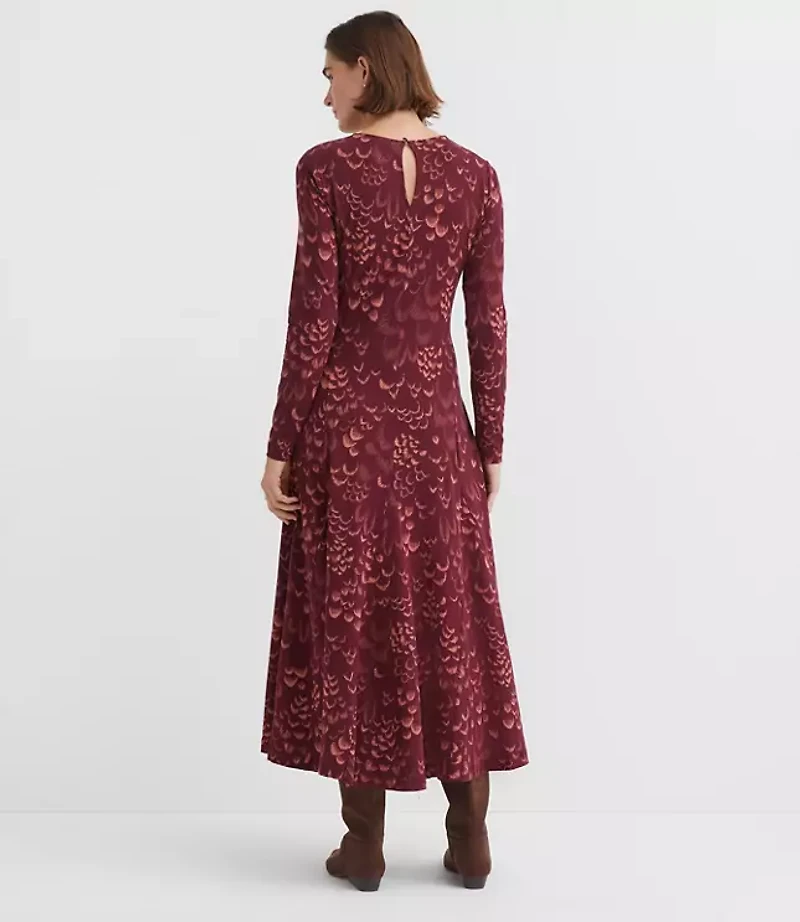 Plume Godet Maxi Dress