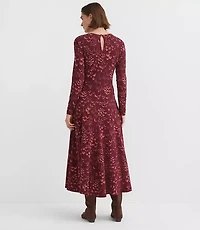 Plume Godet Maxi Dress