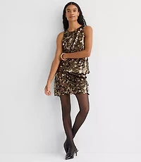Sequin Sleeveless Top