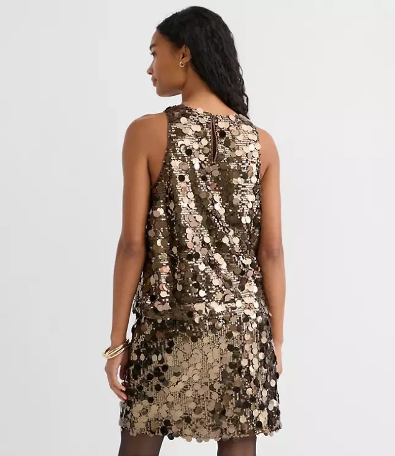 Sequin Sleeveless Top