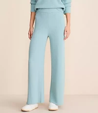 Lou & Grey Fuzzy Wide Leg Sweater Pants