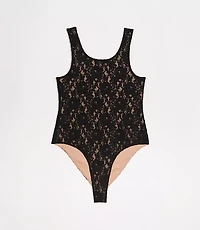 Petite LOFT Versa Floral Lace Bodysuit