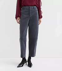 Barrel Pants Stretch Velvet