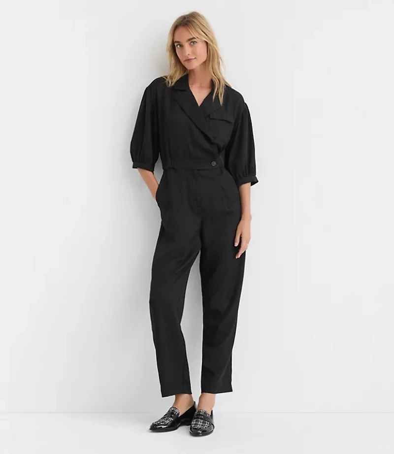 Lapel Jumpsuit