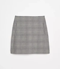 Petite LOFT Versa Seasonless Stretch Pocket Mini Skirt Plaid