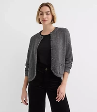 Sequin Sweater Jacket