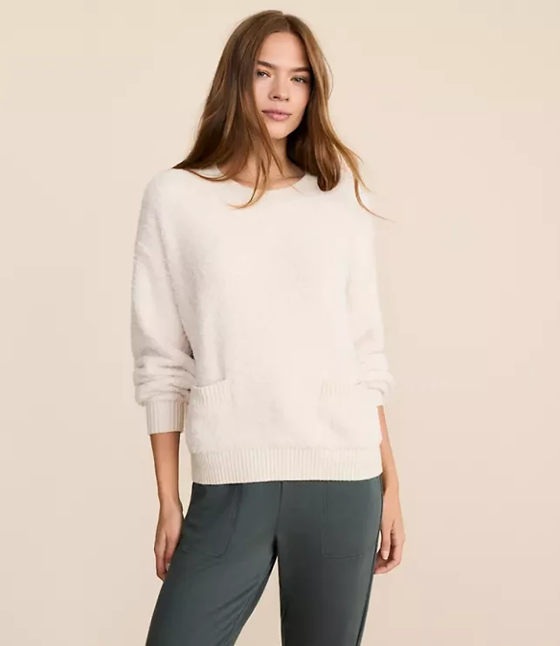 Lou & Grey Teddy Pocket Sweater