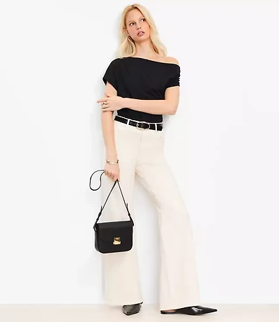 Asymmetrical Ruched Top