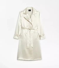 LOFT Versa Satin Trench Coat