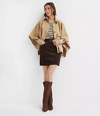 Petite Twill Trench Cape