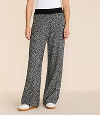 Lou & Grey Colorblock Wide Leg Sweater Pants