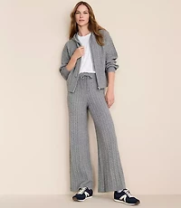 Lou & Grey Cable Sweater Straight Leg Pants