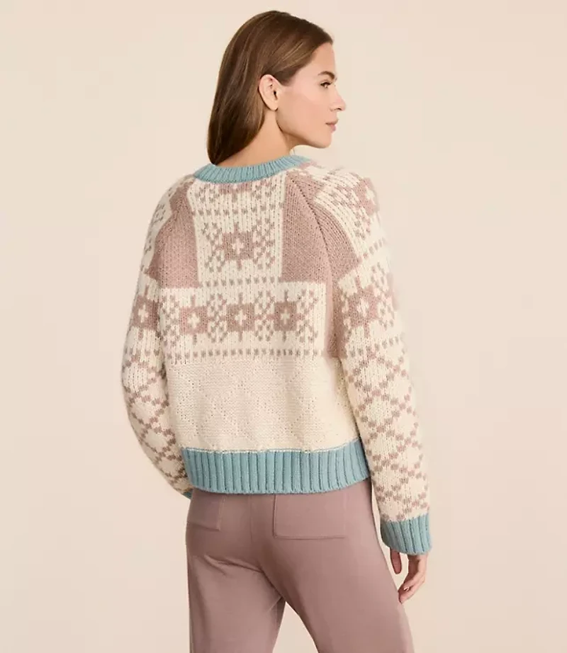 Lou & Grey Geo Fair Isle Sweater