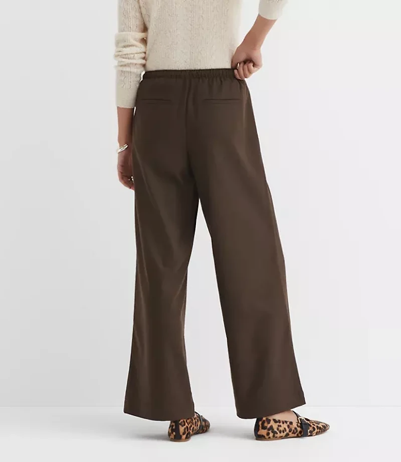 Petite Sawyer Pull On Pants in Brushed Flannel