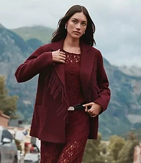 Fringe Lapel Jacket