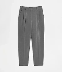 LOFT Versa Seasonless Stretch Double Pleat Taper Pants Heather