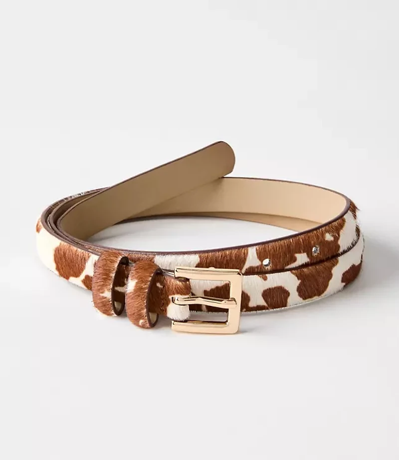 Spotted Haircalf Belt