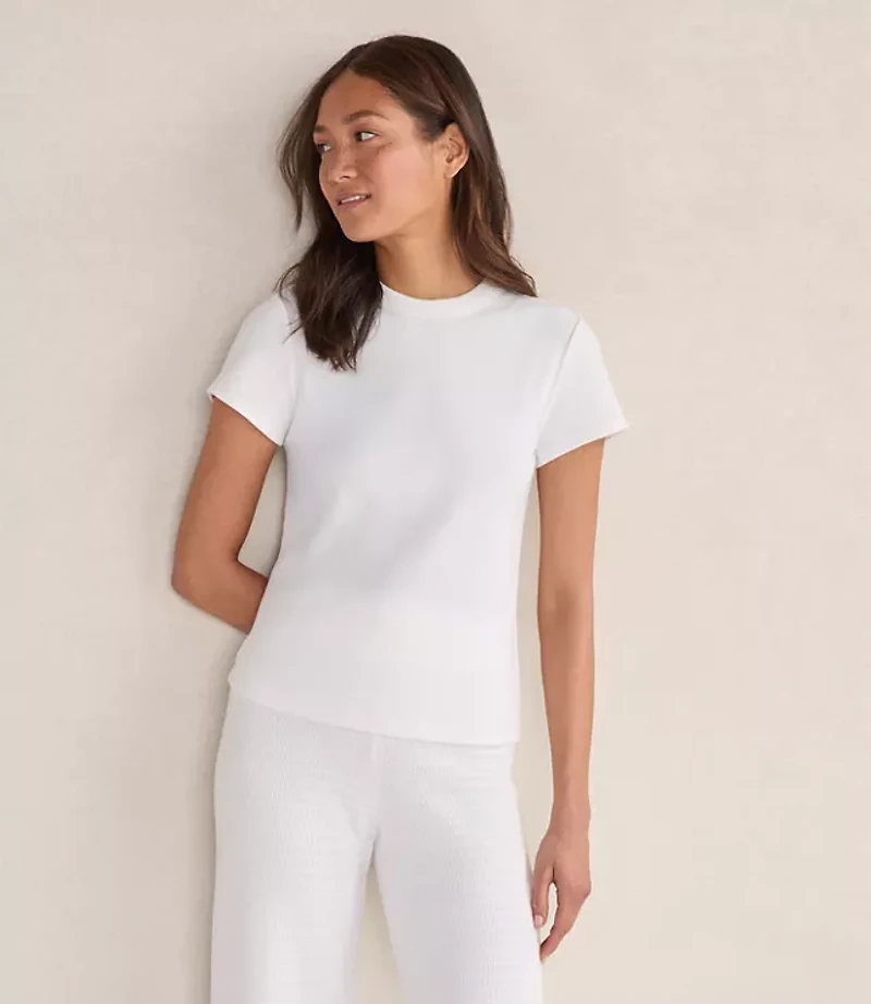 Haven Well Within Essential Organic Cotton Crew Neck Tee