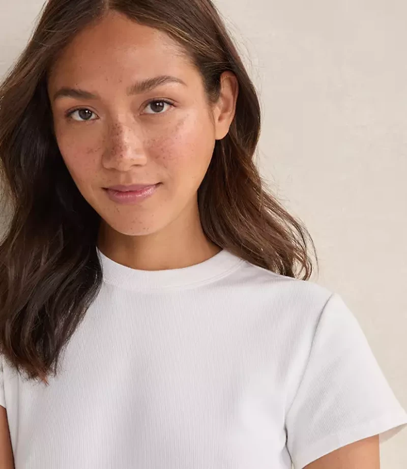 Haven Well Within Essential Organic Cotton Crew Neck Tee