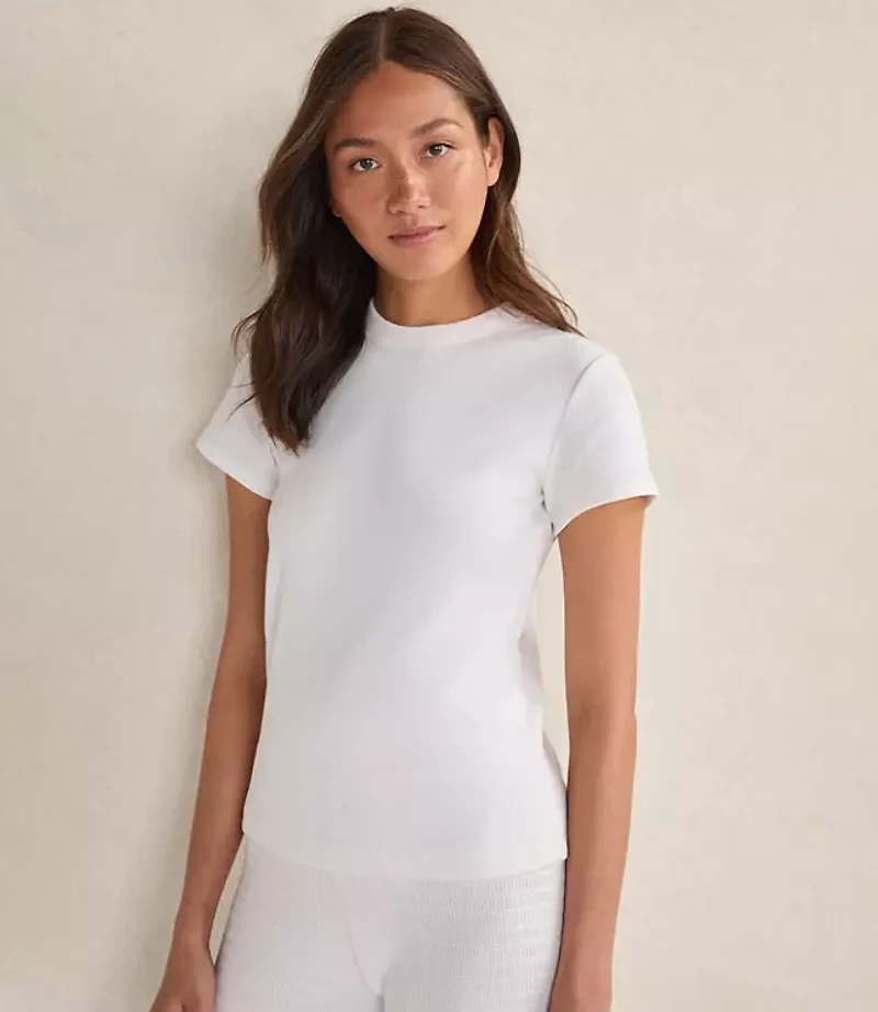 Haven Well Within Essential Organic Cotton Crew Neck Tee