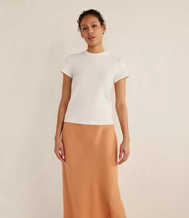 Haven Well Within Essential Organic Cotton Crew Neck Tee