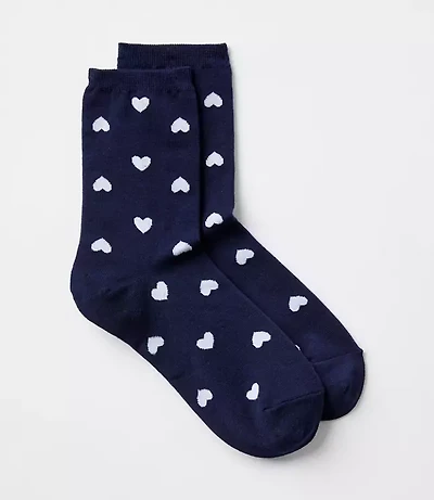 Heart Crew Socks