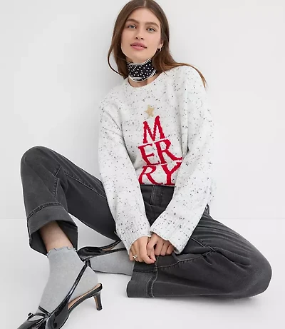 Merry Mock Neck Sweater