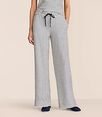 Lou & Grey Stripe Textured Wide Leg Pants