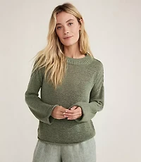 Haven Well Within Organic Cotton Linen Tape Yarn Crewneck Sweater