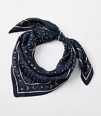 Celestial Silk Square Scarf