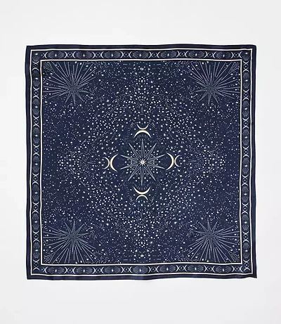 Celestial Silk Square Scarf