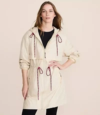 Lou & Grey Water Repellent Long Windbreaker