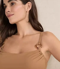 Haven Well Within Scoop Neck Tortoiseshell Tankini Top