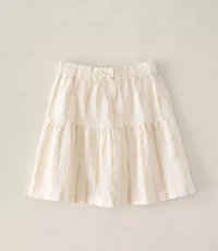 Haven Well Within Organic Cotton Linen Tiered Skirt