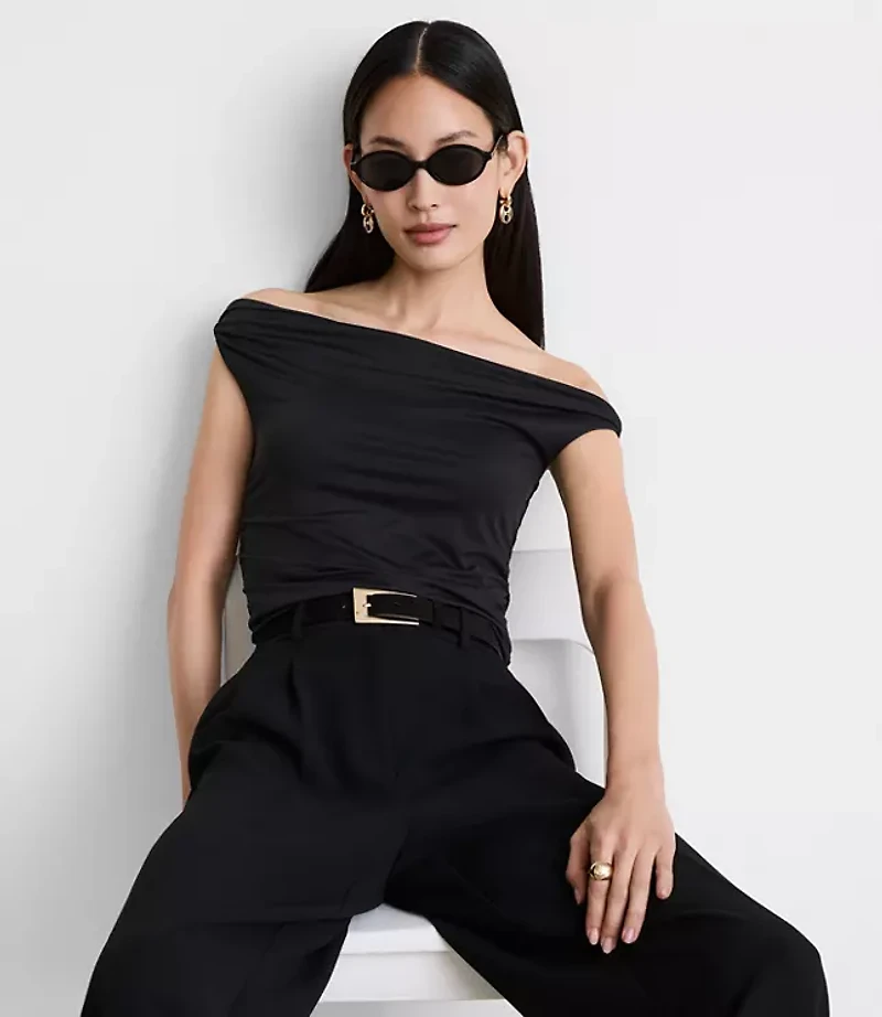 LOFT Versa 360 Knit Off The Shoulder Top