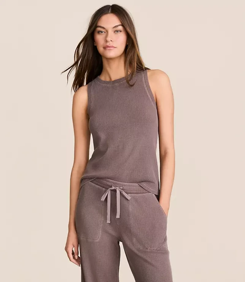 Lou & Grey Upstate Waffle Tank Top
