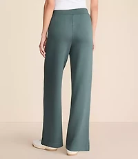 Petite Lou & Grey Scubasoft Side Slit Straight Leg Pants
