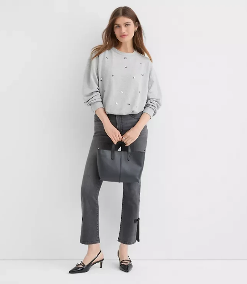 Sequin Sparkle Bubble Sweatshirt