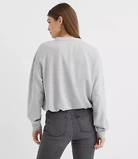 Sequin Sparkle Bubble Sweatshirt