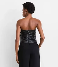 LOFT Versa Faux Leather Bustier