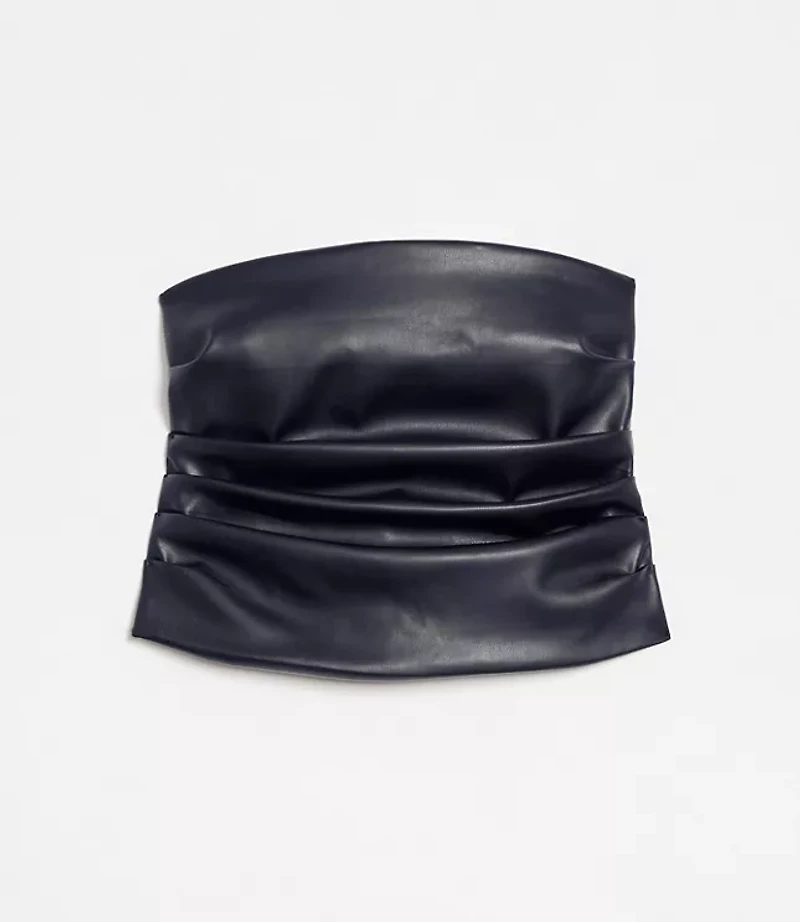 LOFT Versa Faux Leather Bustier