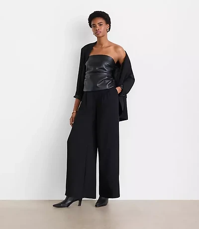 LOFT Versa Faux Leather Bustier