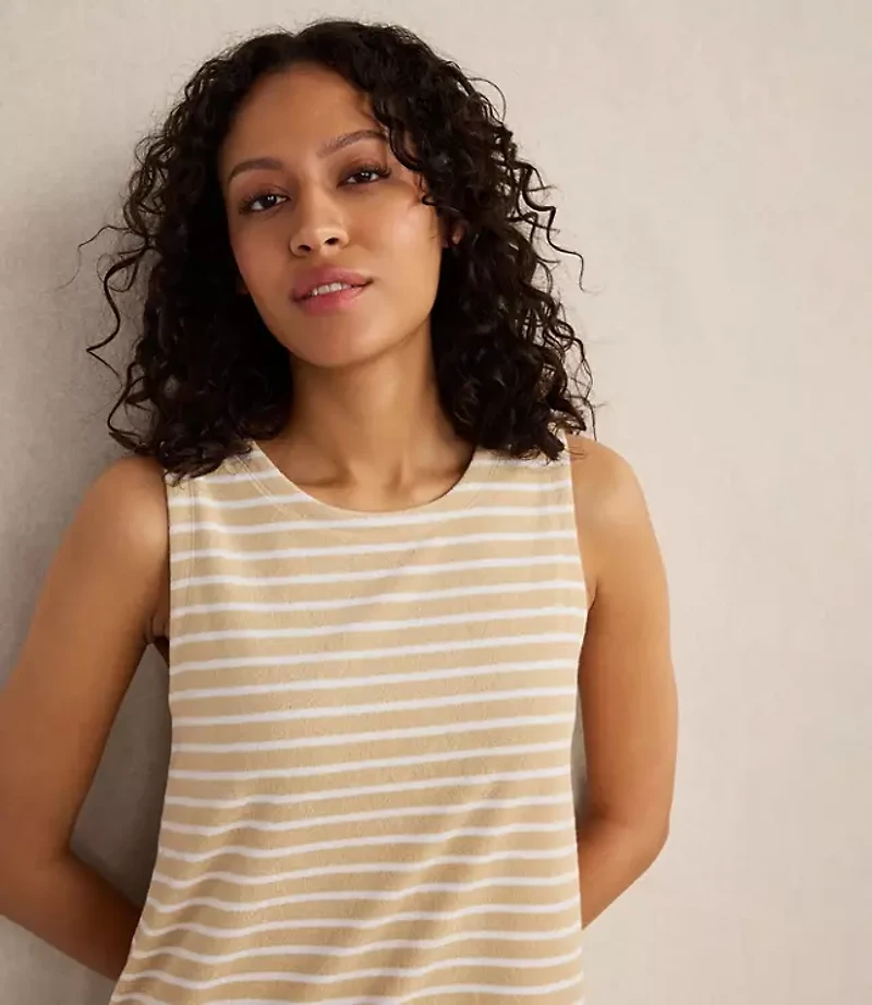 Haven Well Within Terry Cloth Striped Dress