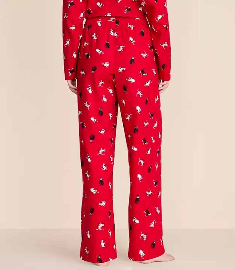 Holiday Kitten Pajama Pants