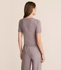 Lou & Grey Heathered Brushedsoft Tee