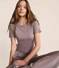 Lou & Grey Heathered Brushedsoft Tee