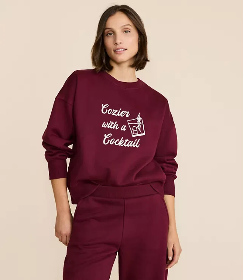 Petite Lou & Grey Cocktail Elite Fleece Sweatshirt