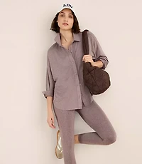 Lou & Grey Heathered Brushedsoft Shirt