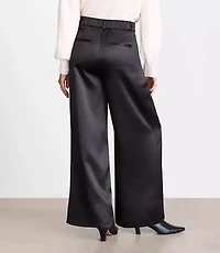 Petite LOFT Versa Satin Palazzo Pants